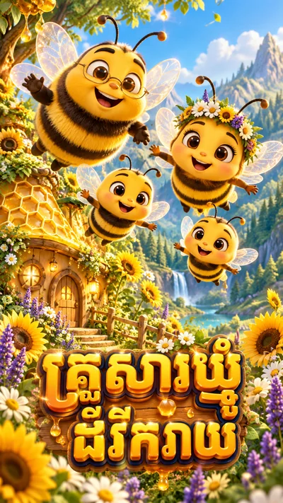 គ្រួសារឃ្មុំដ៏រីករាយ